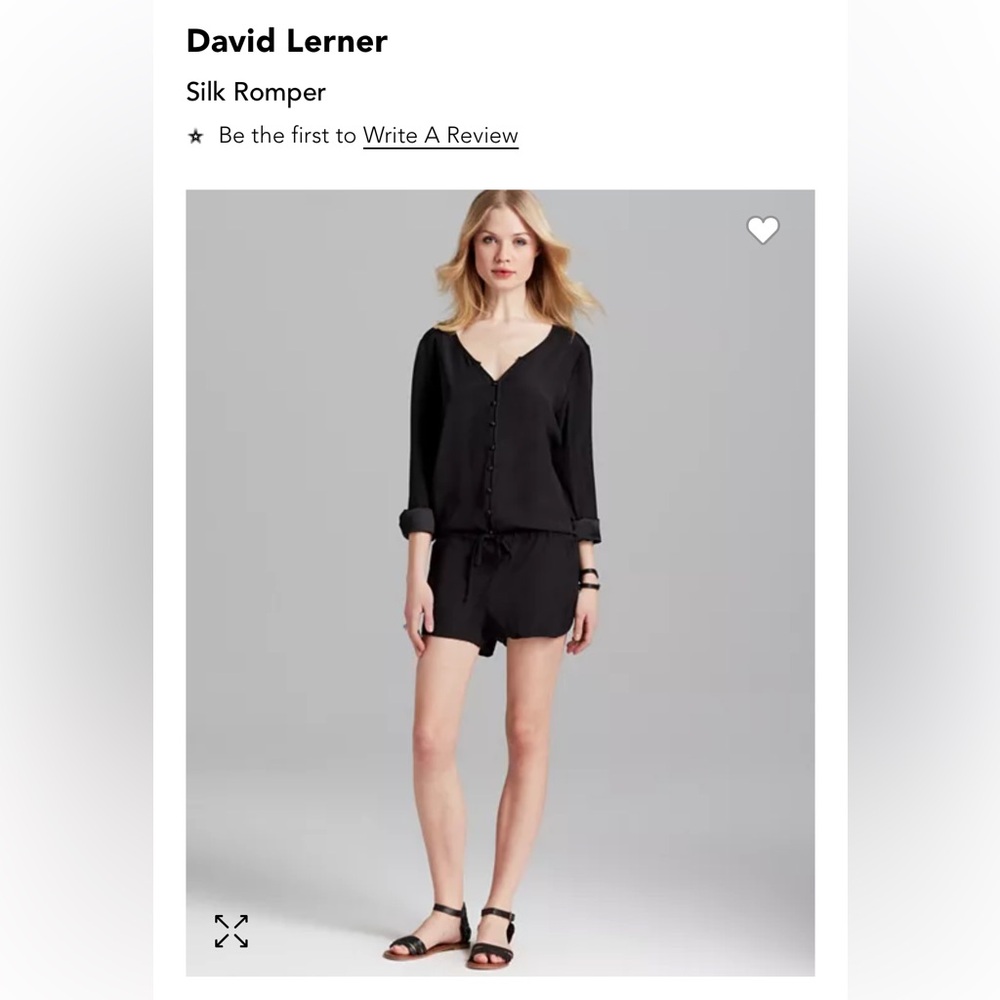 Silk Romper - image 1